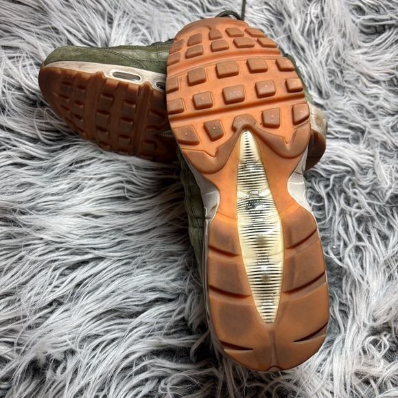 Nike Air Max 95 SE Olive Canvas Running Sneakers Men\'s‎ Size 8 US AJ2018-300 main image 10